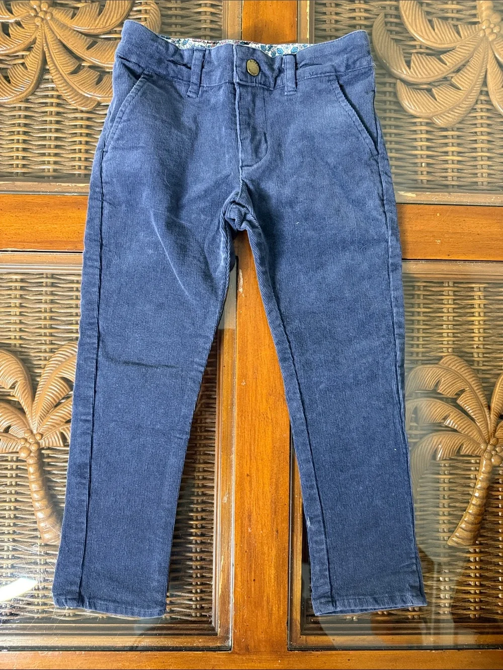 Toddler Navy Stretch Casual Pants